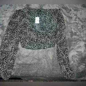 open front tie crop top from Windsor brand new with tags